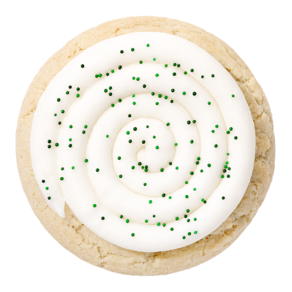St. Patricks Celebration-Cake Crumbl cookie this week