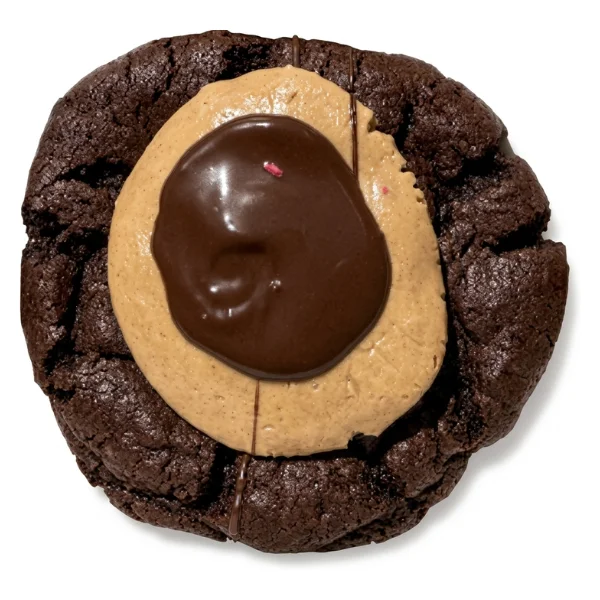Buckeye Brownie Crumbl Cookie