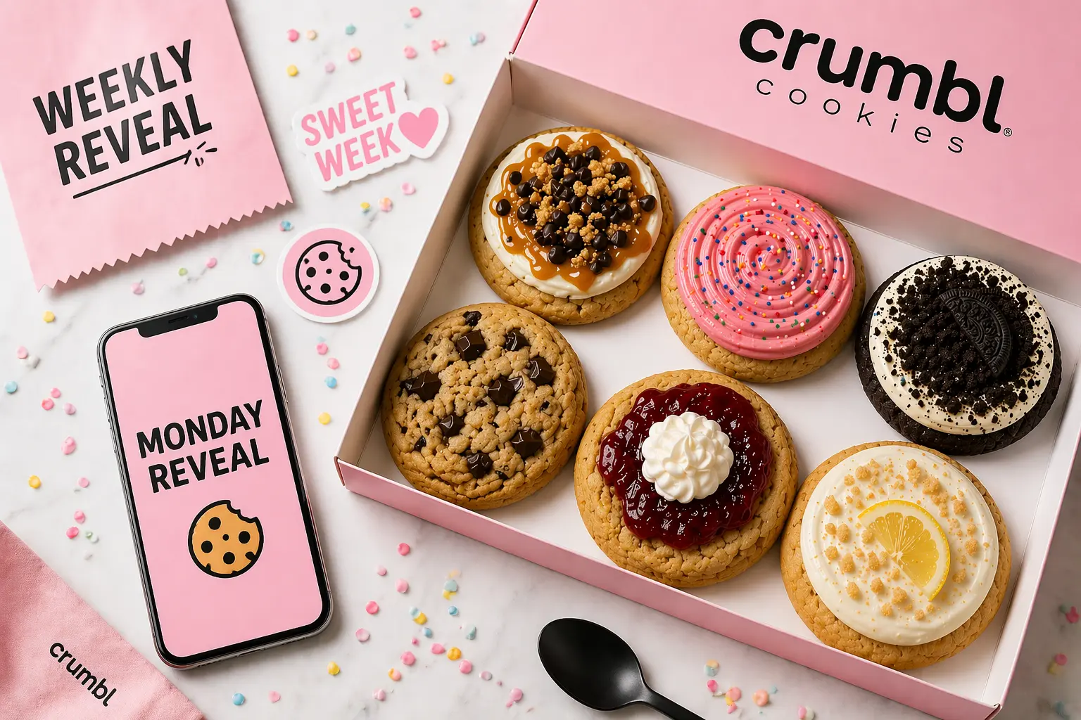 this week's crumbl cookies menu