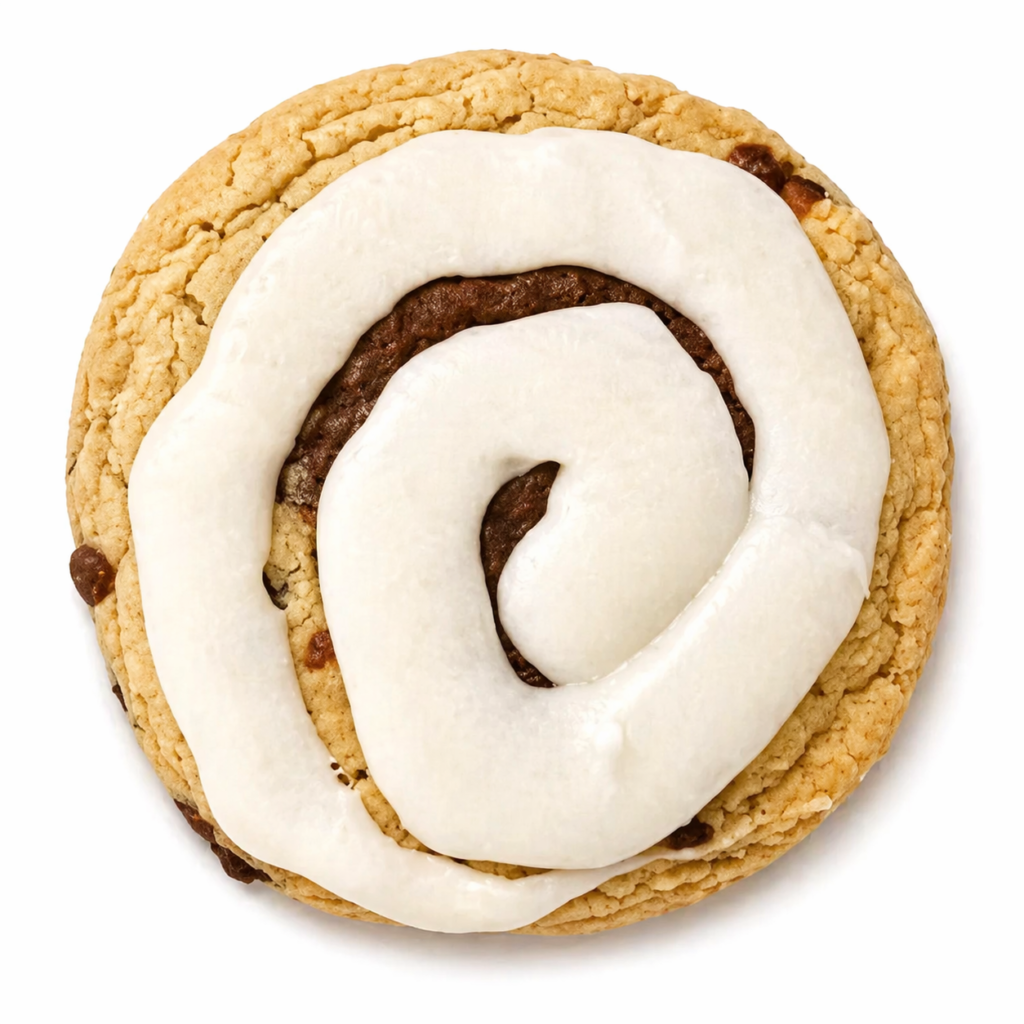 Pumpkin Roll Crumbl Cookie