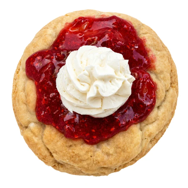 Raspberry Butter Cake Crumbl Cookie