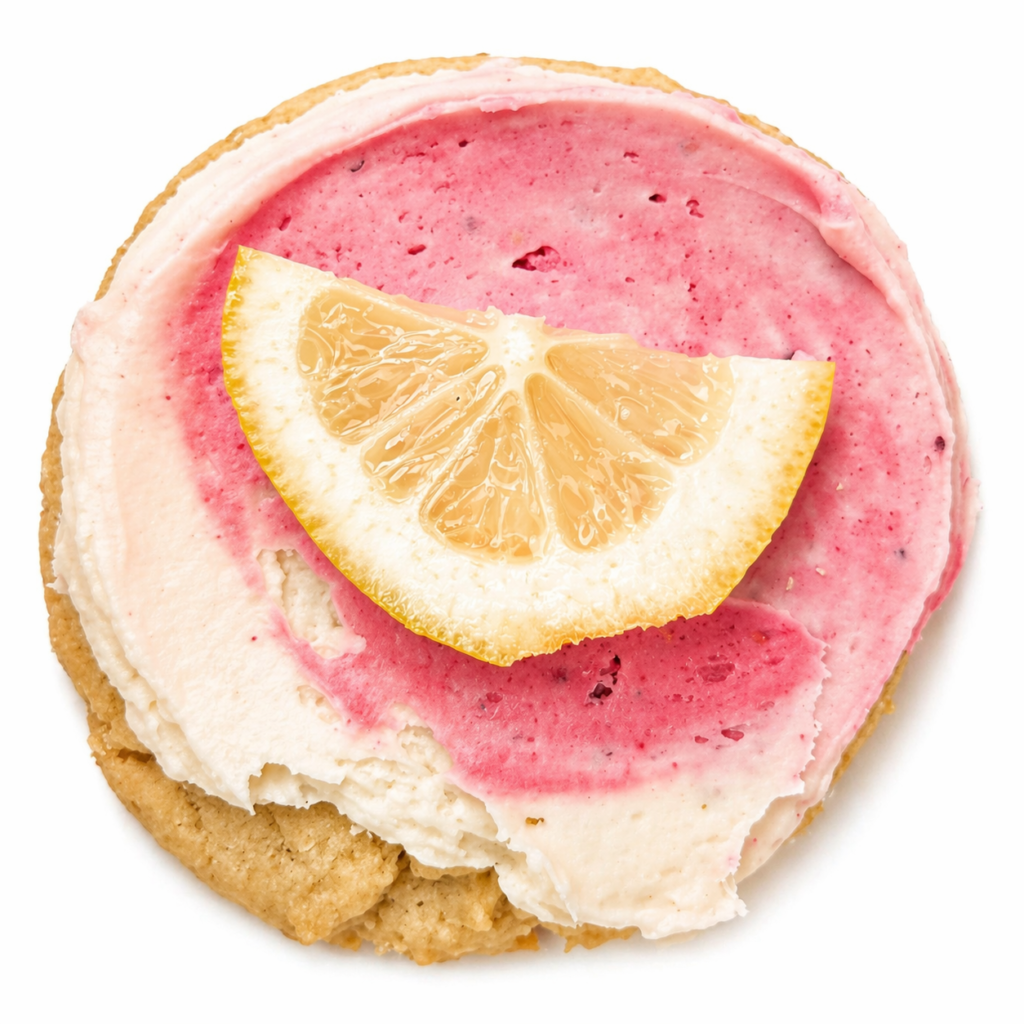 Raspberry Lemonade Crumbl Cookie