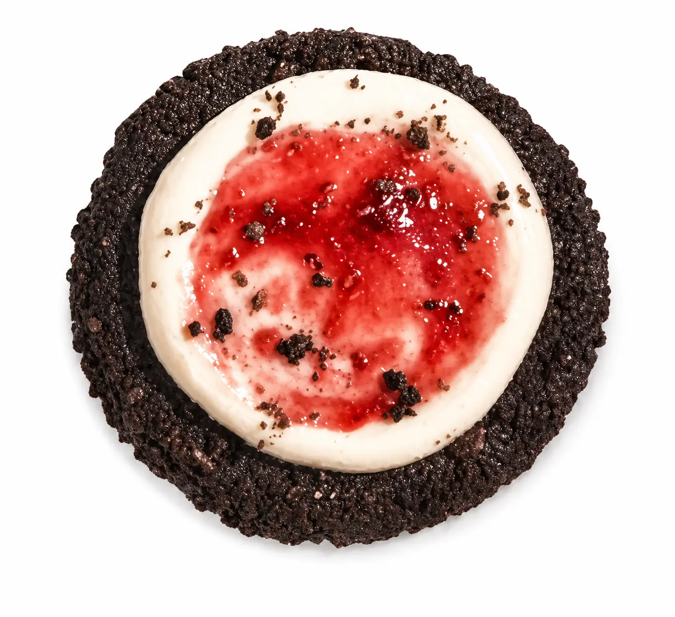 White Chocolate Raspberry Cheesecake Crumbl Cookie
