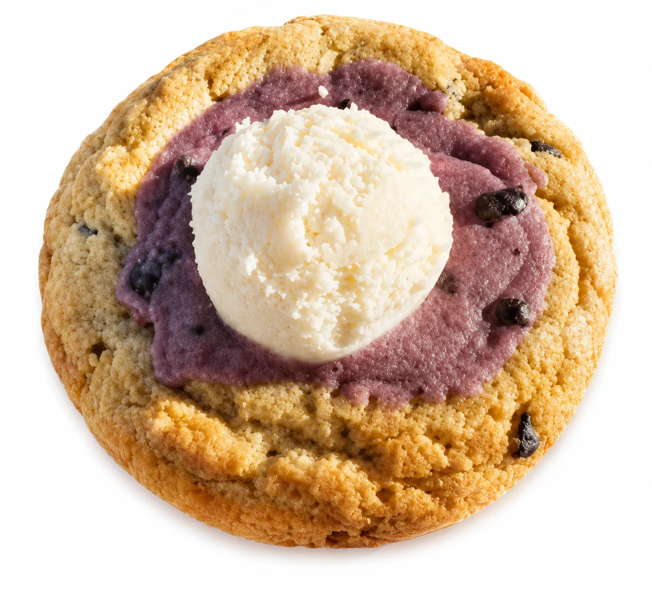 Blueberry Pancake Crumbl Cookie