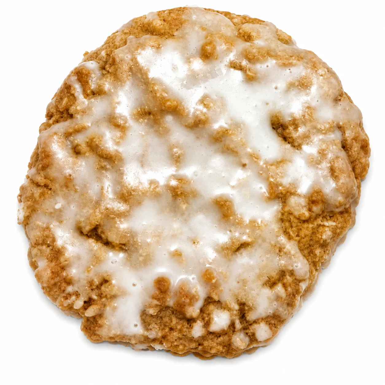 Iced Oatmeal Crumbl Cookie