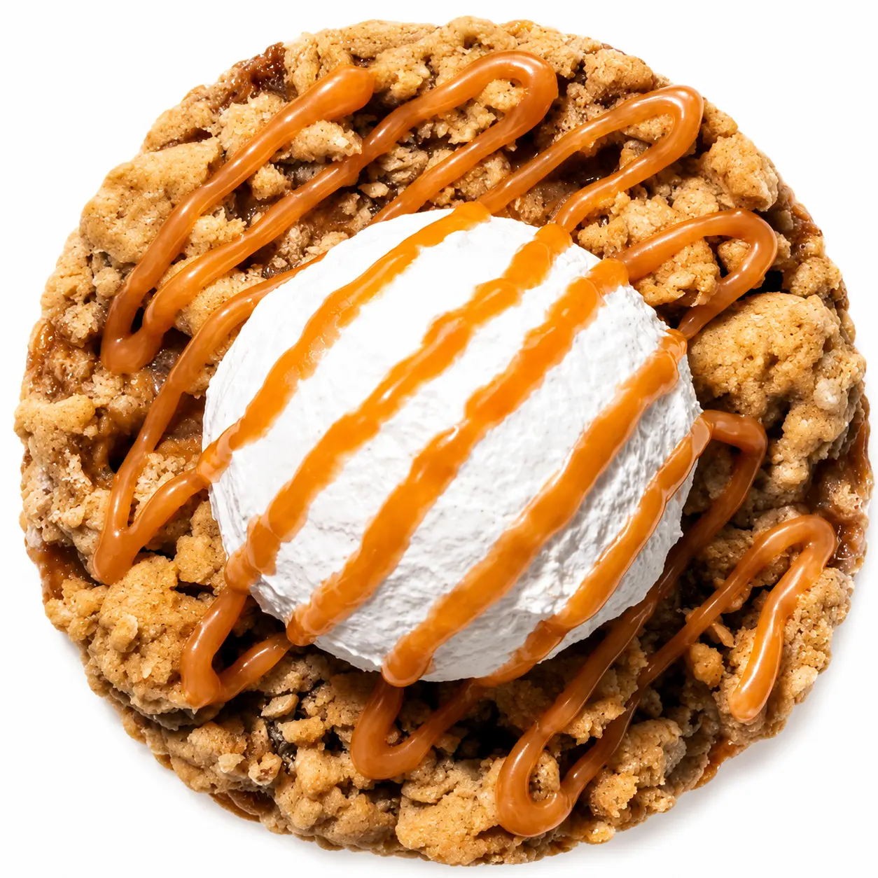 Caramel Apple Crisp Cookie