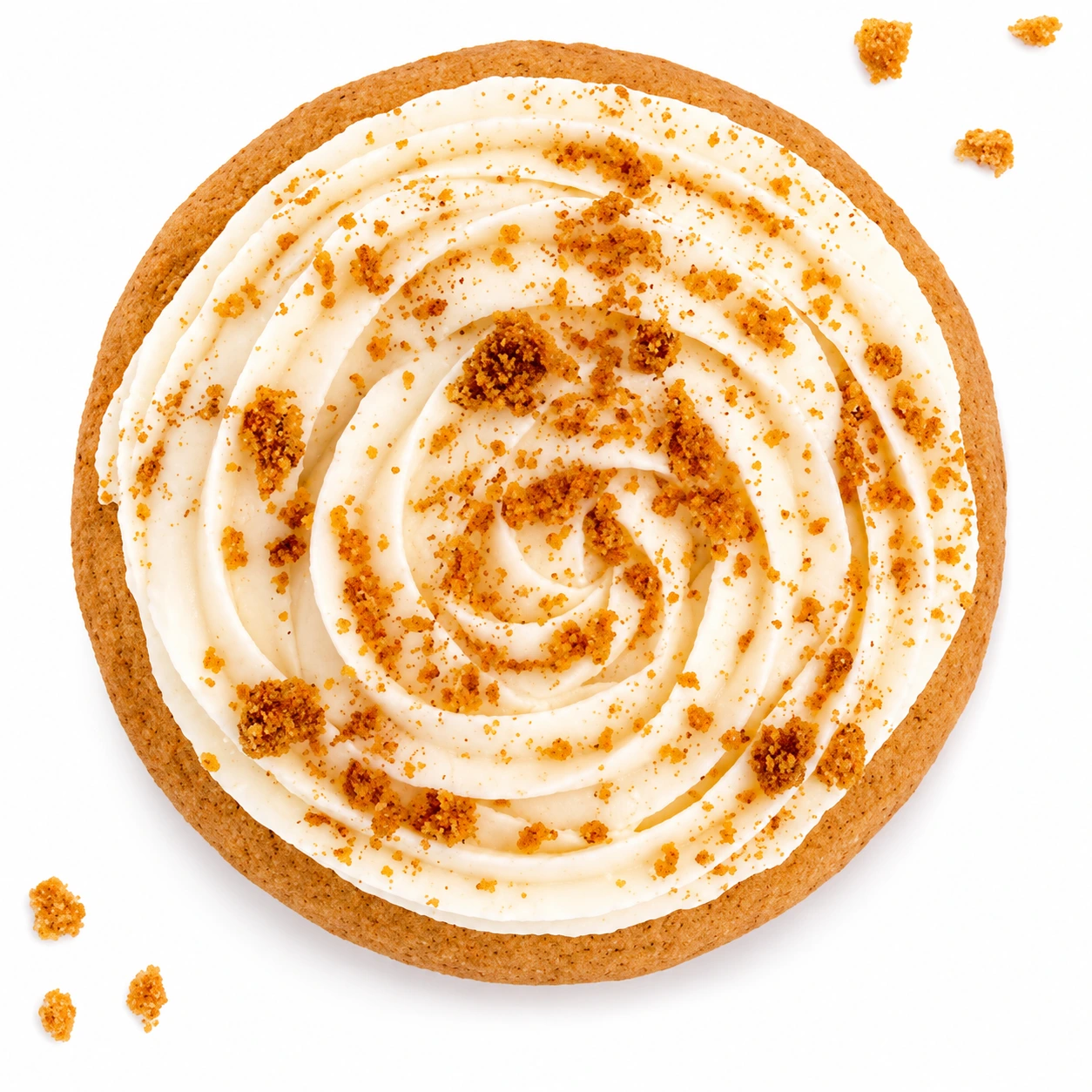 Caramel Pumpkin Cake Cookie Crumbl