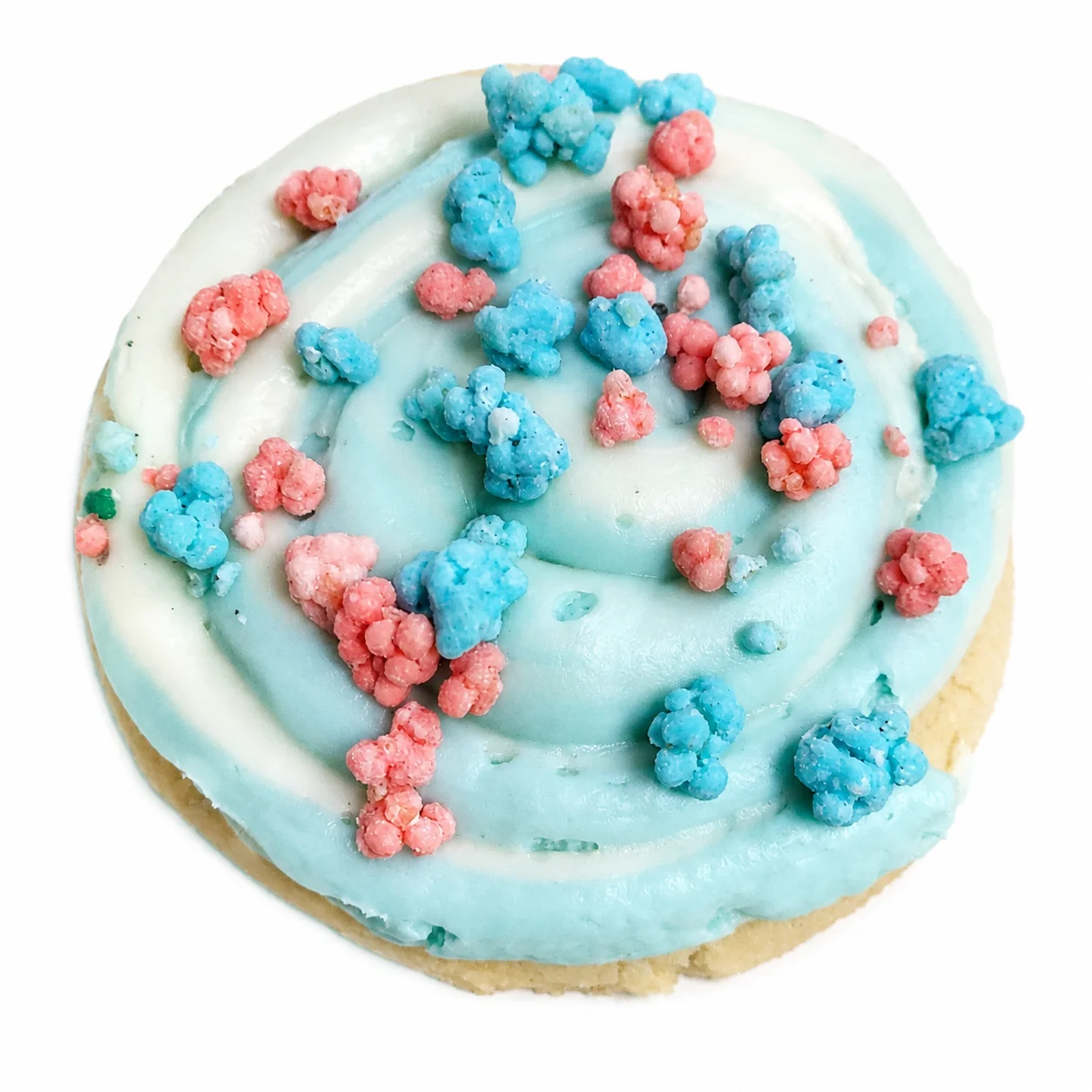 Cotton Candy Crumbl Cookie