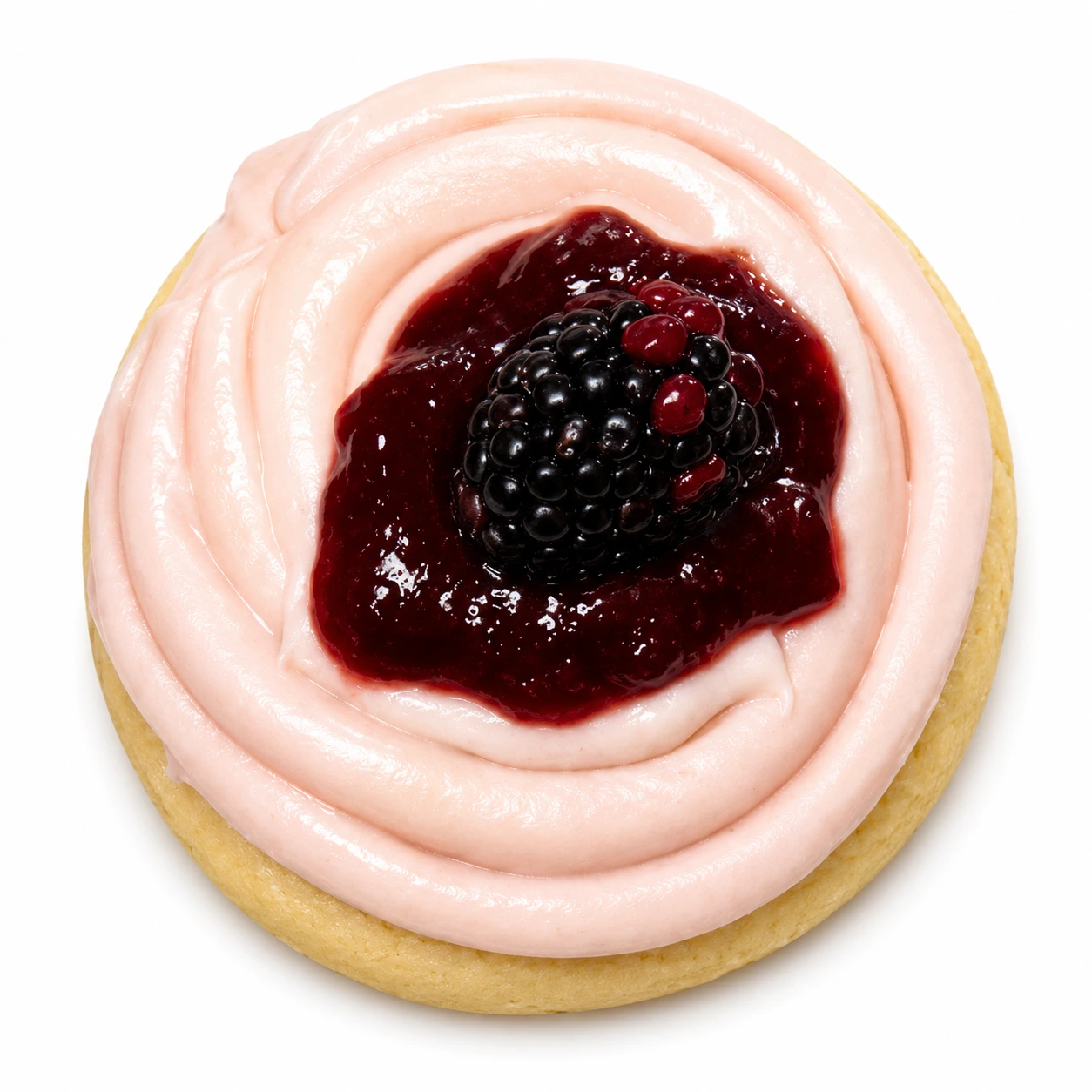 Lemon Blackberry Crumbl Cookie