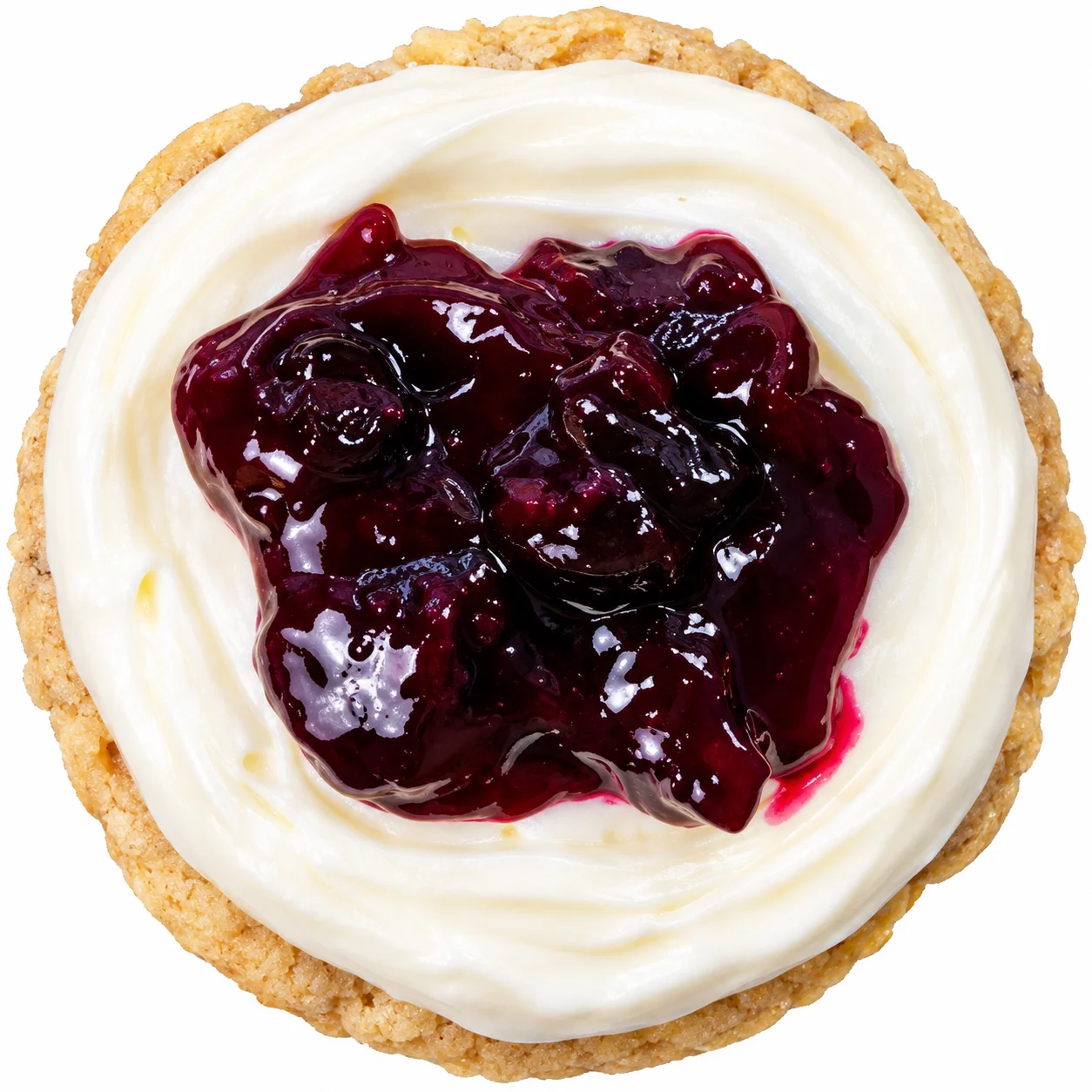 Blueberry Cheesecake Crumbl Cookie