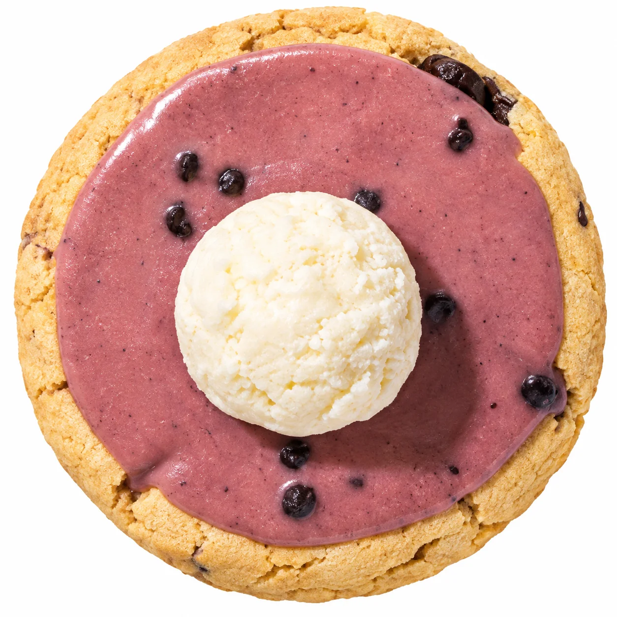 Blueberry Pancake Crumbl Cookie