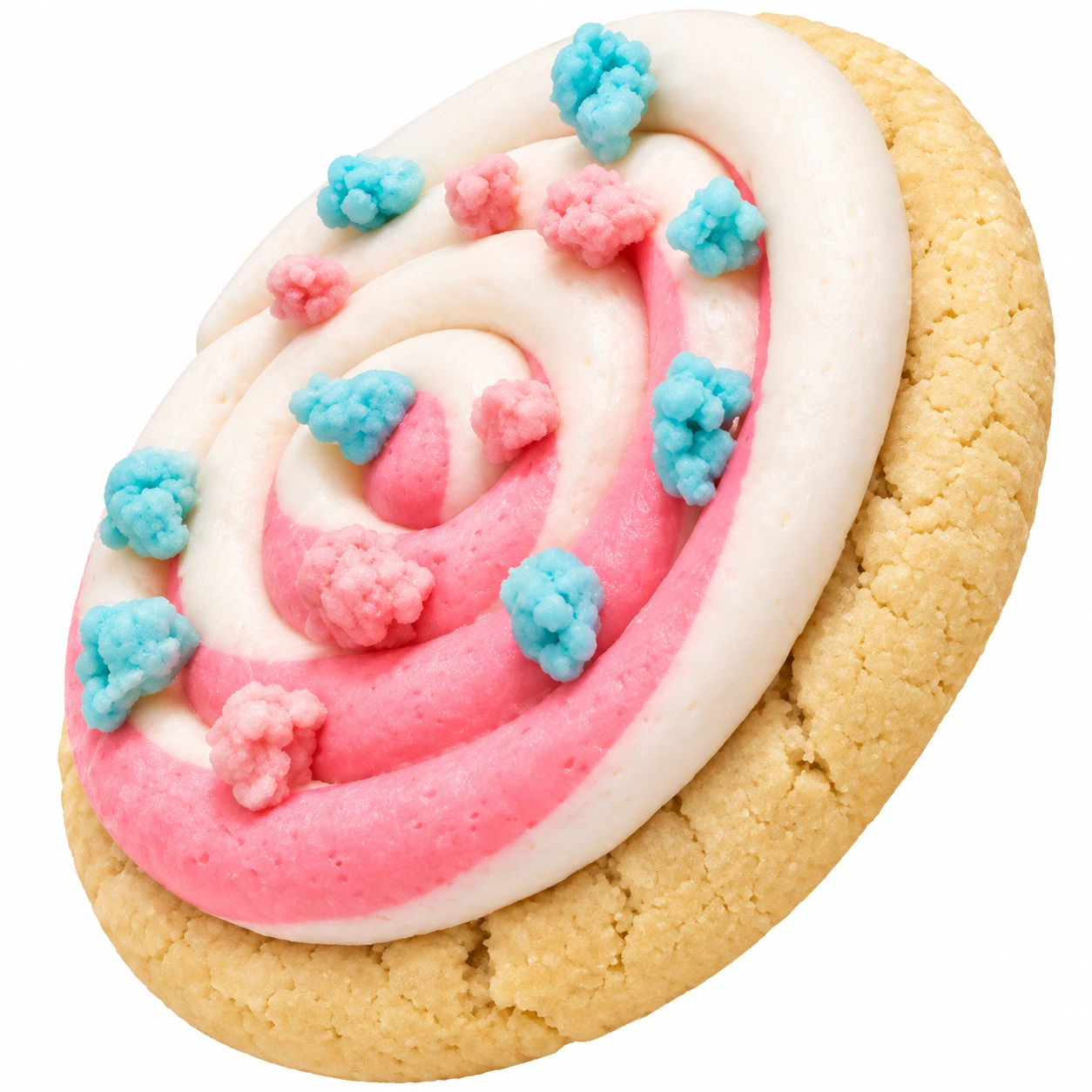 Cotton Candy Crumbl Cookie