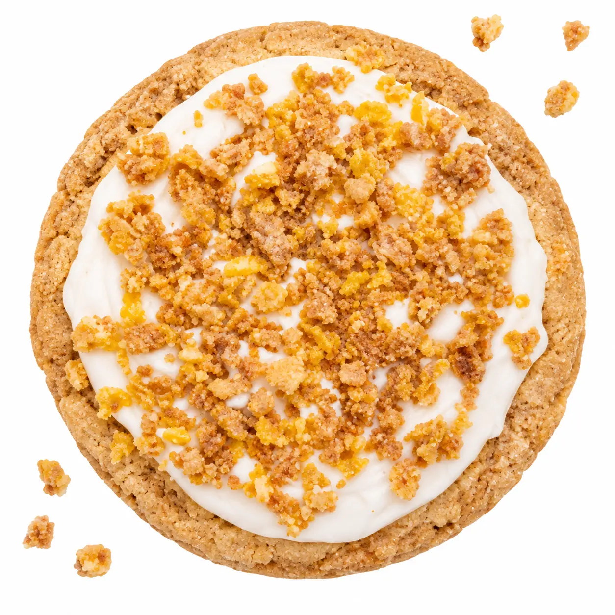 Fried Ice Cream Crumbl Cookie