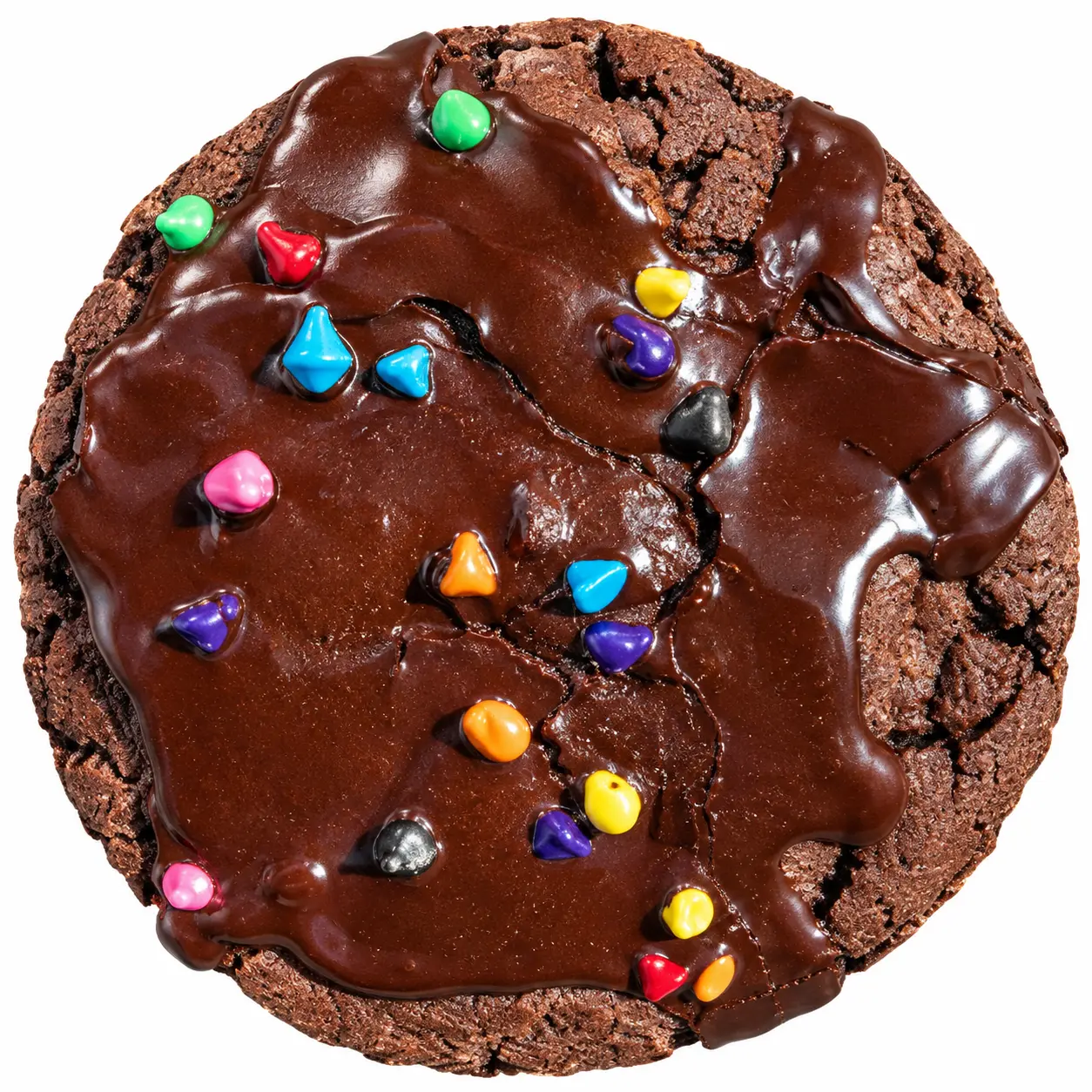 Galaxy Brownie Crumbl Cookie