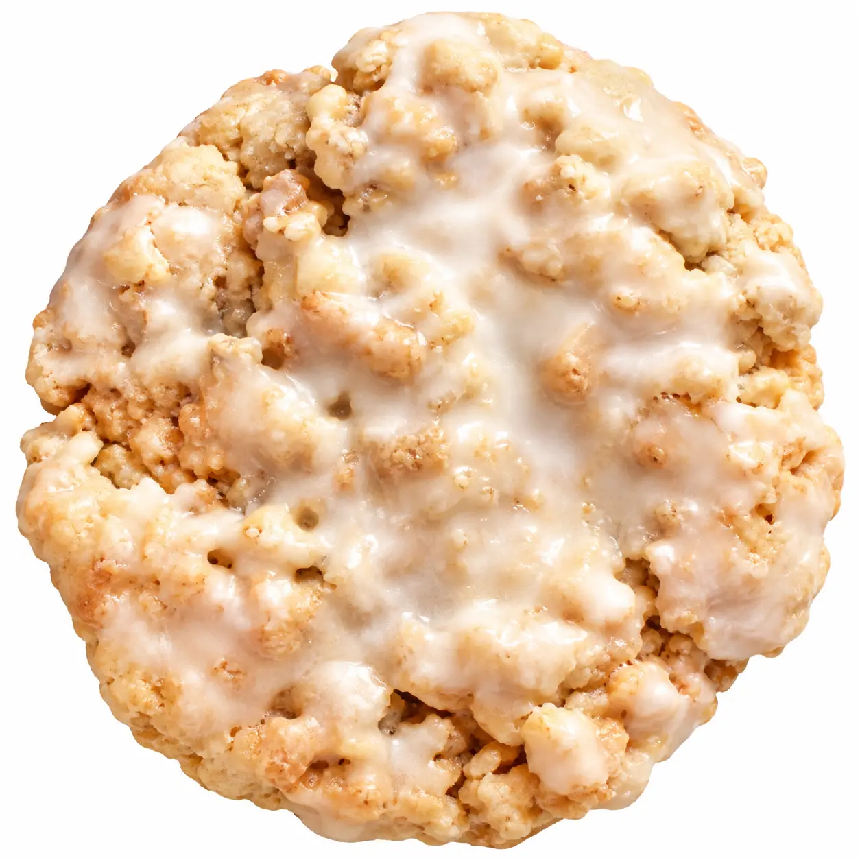 Iced Oatmeal Crumbl Cookie