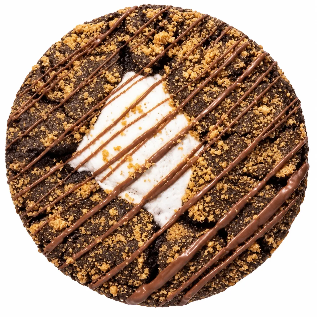 Crumbl Midnight S’mores Cookie