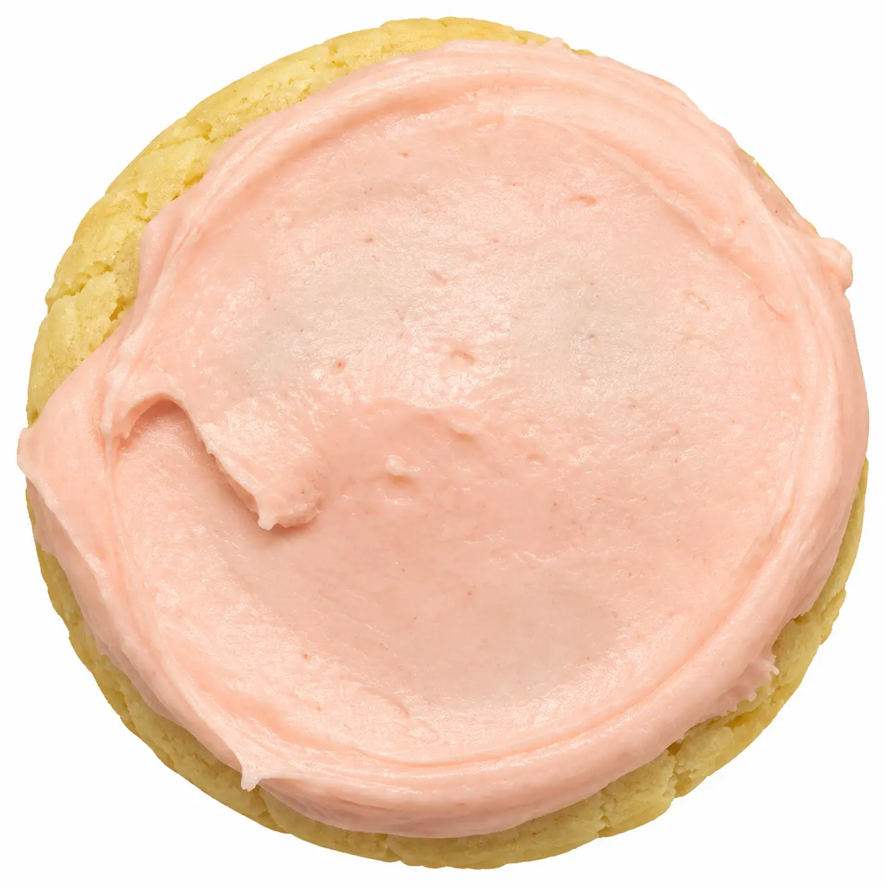 pink sugar crumbl cookie