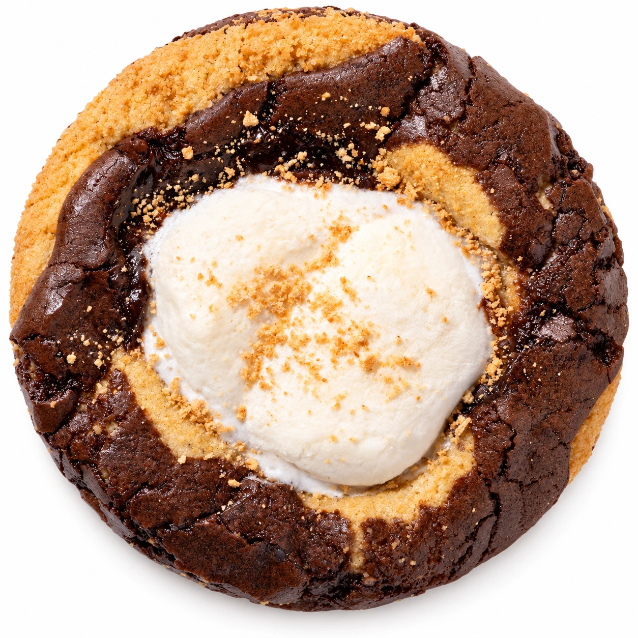 S’MORES BROWNIE CRUMBL COOKIE