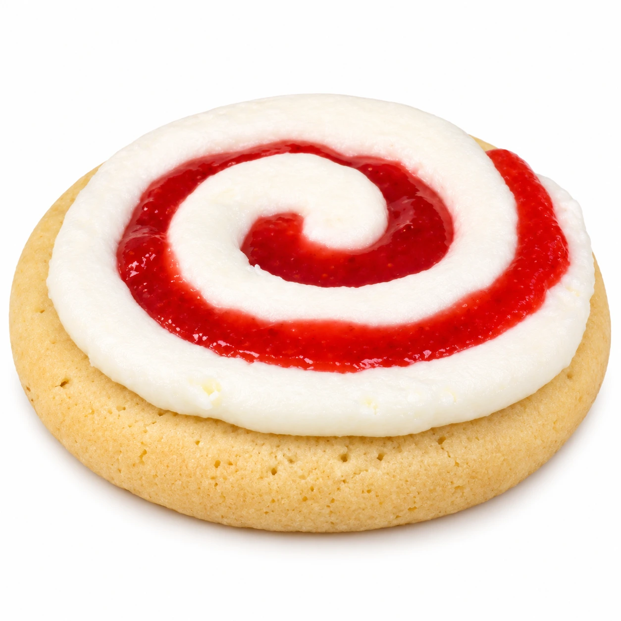 Strawberry Shortcake Roll Crumbl Cookie