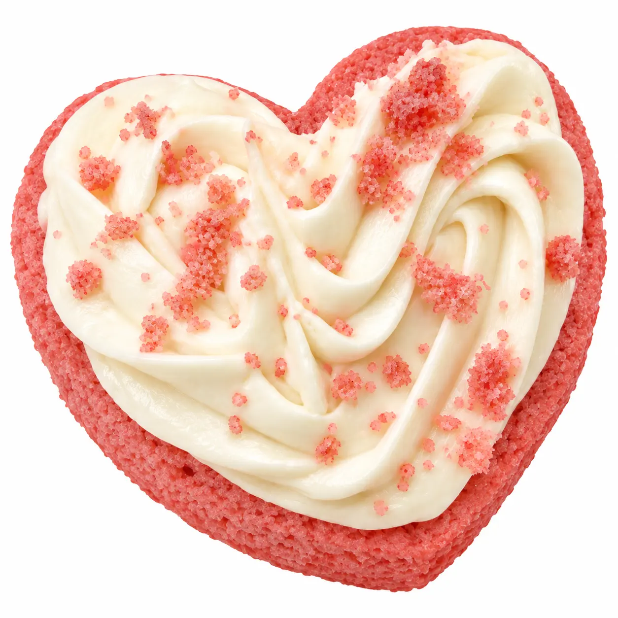 pink velvet heart cake crumbl